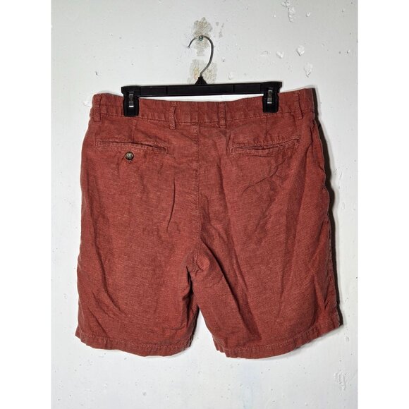 Old Navy Mens Linen Blend Slim Rotation Shorts Size 34 Breathable Summer Coastal - Picture 2 of 10